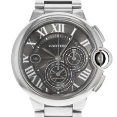 Cartier Ballon Bleu W6920025 Chronograph Stainless Steel Automatic Men's Watch