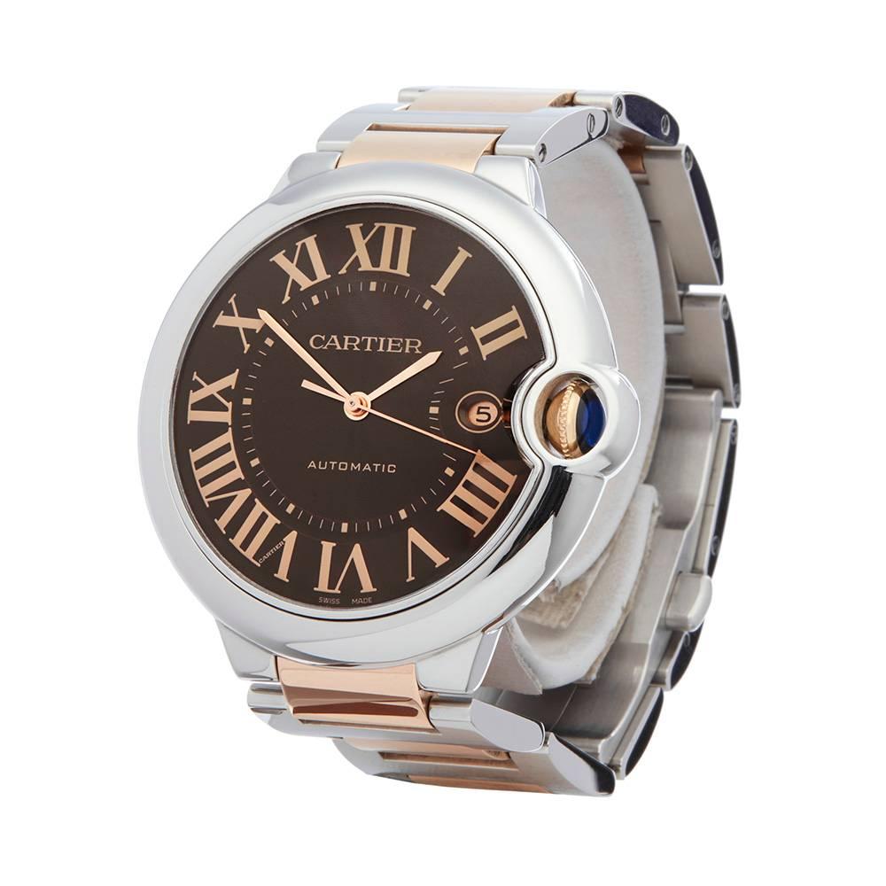 Ref: W4901
Manufacturer: Cartier
Model: Ballon Bleu
Model Ref: W6920032
Age: 
Gender: Mens
Complete With: Box Only
Dial: Chocolate Roman
Glass: Sapphire Crystal
Movement: Automatic
Water Resistance: To Manufacturers Specifications
Case: Stainless