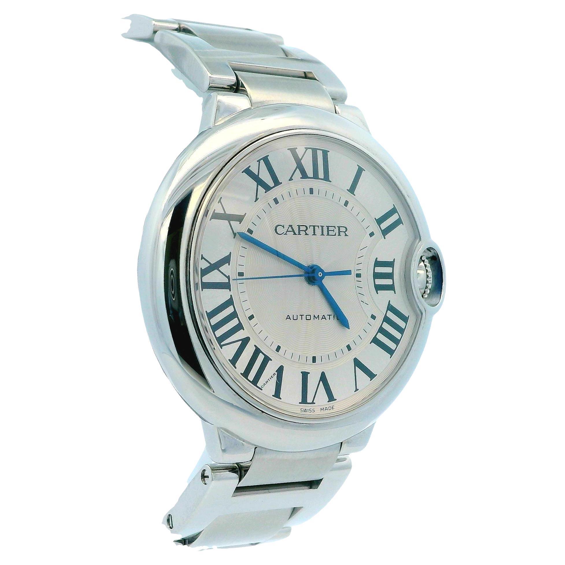 Cartier Ballon Bleu W6920046 Stainless Steel Automatic Watch With Card