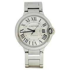 Cartier Ballon Bleu W6920046 Acero inoxidable Esfera plateada 36mm 2020