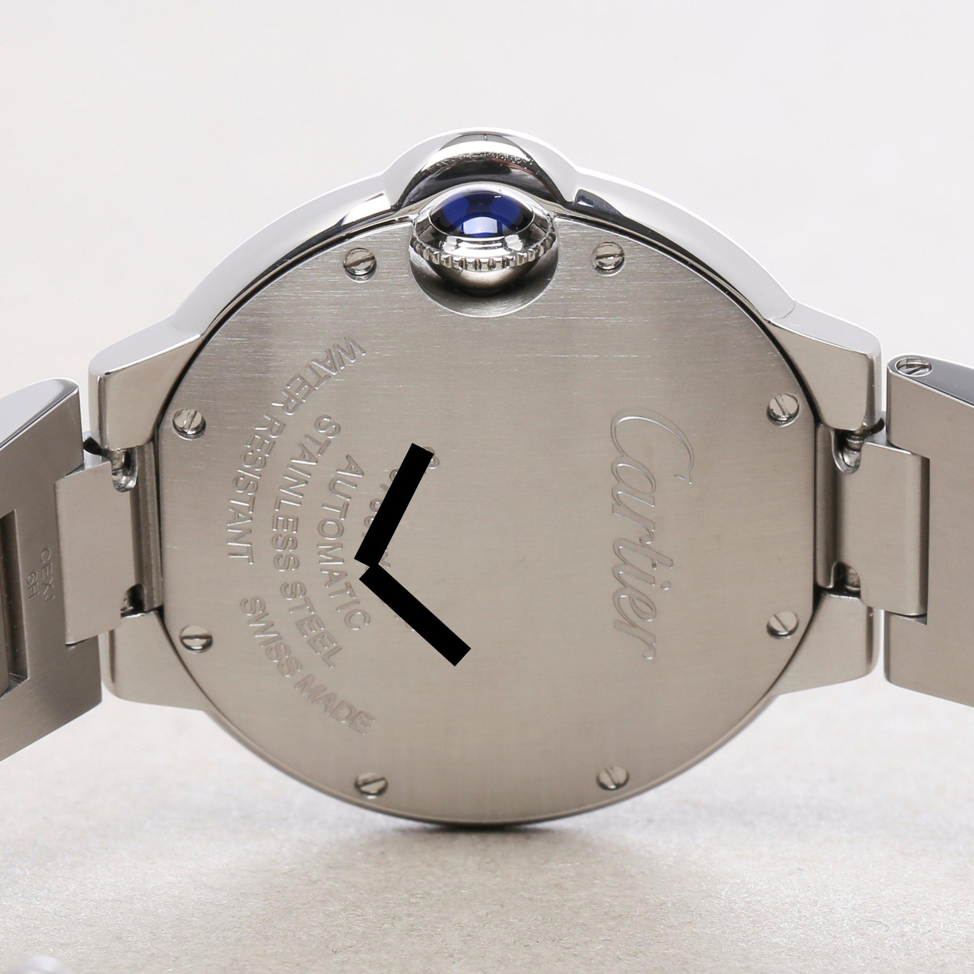 Women's Cartier Ballon Bleu W6920071 or 3489 Ladies Stainless Steel Automatic Watch