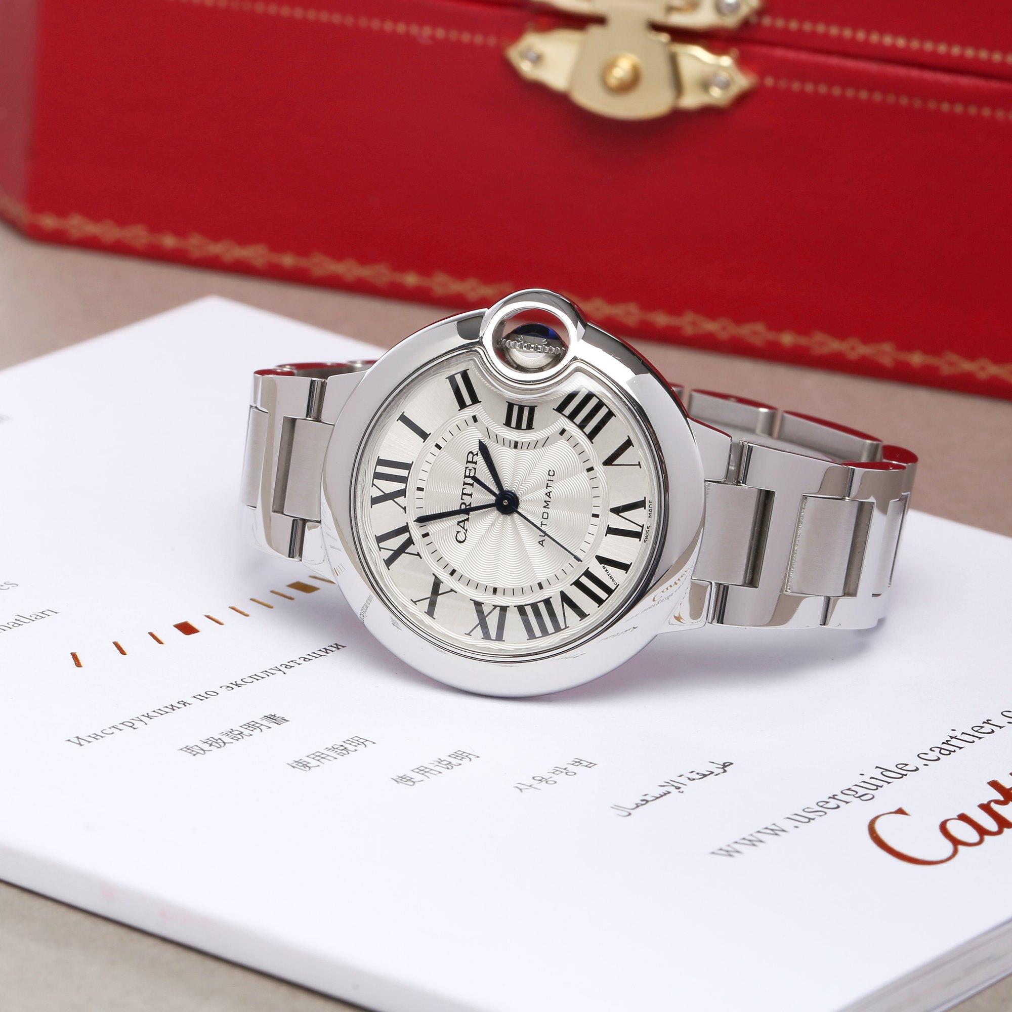 Cartier Ballon Bleu W6920071 or 3489 Ladies Stainless Steel Automatic Watch 2