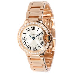 Cartier Ballon Bleu WE9002Z3 Women's Diamond Watch in 18 Karat Rose Gold