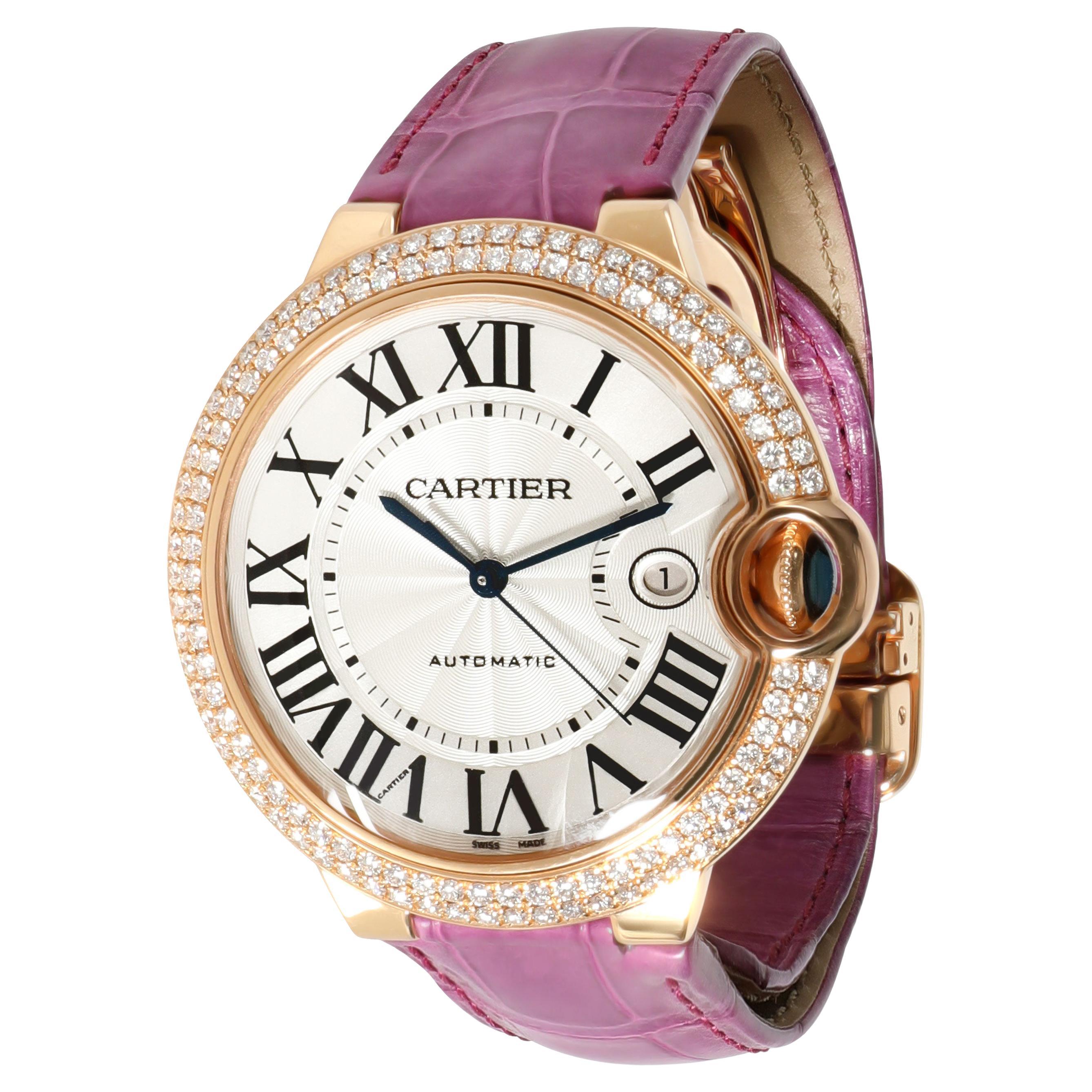 Cartier Ballon Bleu WE900851 Unisex-Uhr aus Roségold