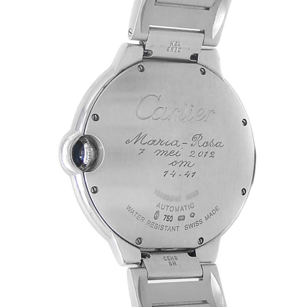 Contemporary Cartier Ballon Bleu WE9009Z3, Silver Dial, Certified and Warranty
