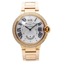 Cartier Ballon Bleu WE902019 3220 Rosa, diamantes de fábrica, esfera de nácar, cuarzo, para mujer, 38 mm