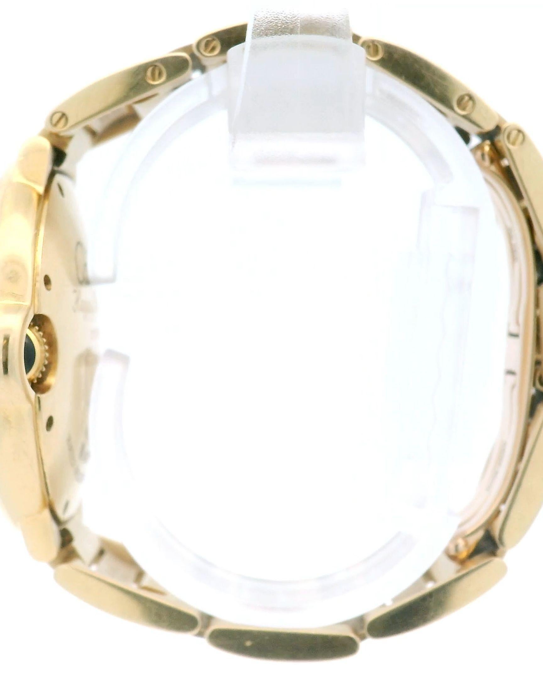 Women's or Men's Cartier Ballon Bleu WE902027 18K Yellow Gold Watch For Sale