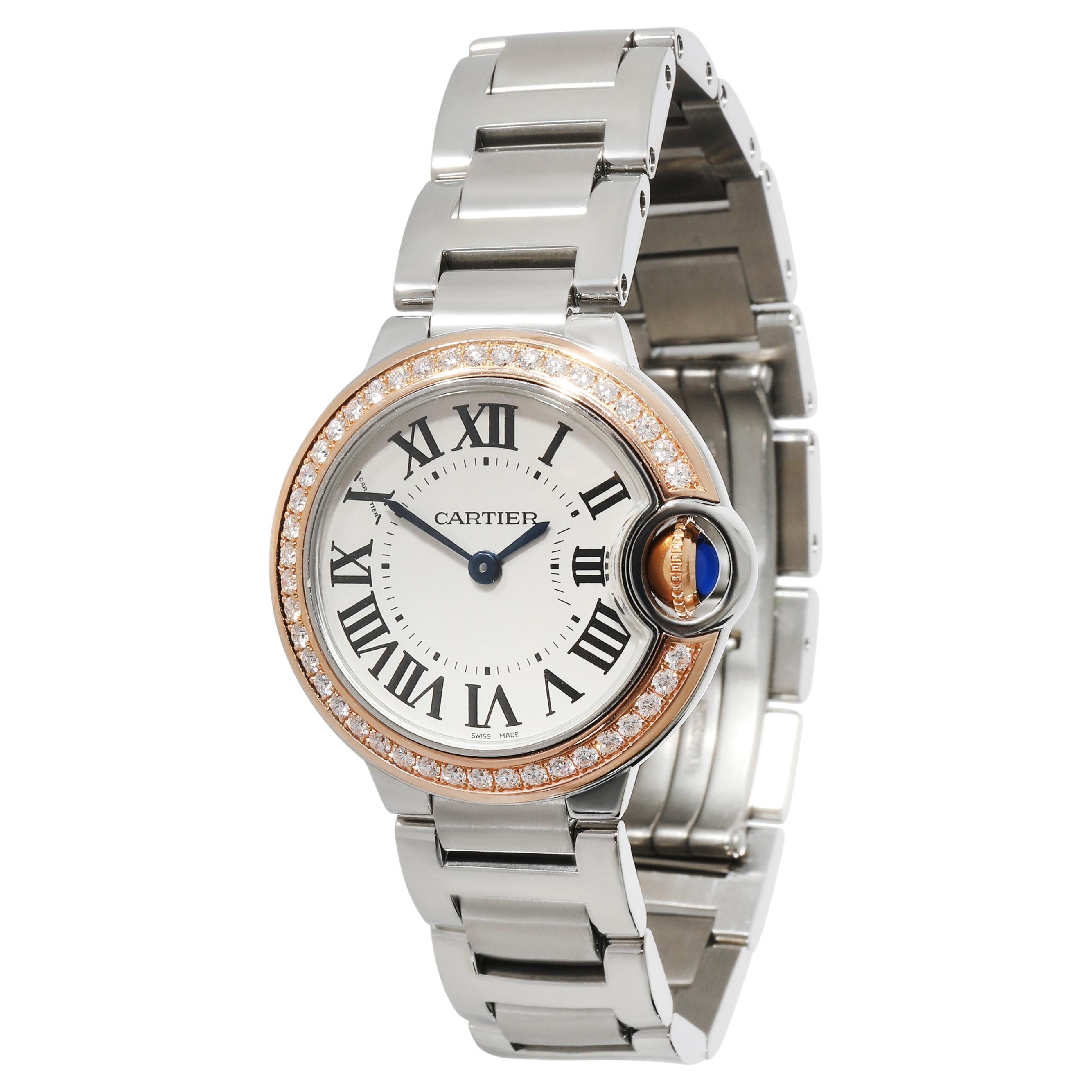 Cartier Ballon Bleu WE902079 Women's Watch in 18kt Stainless Steel/Rose Gold