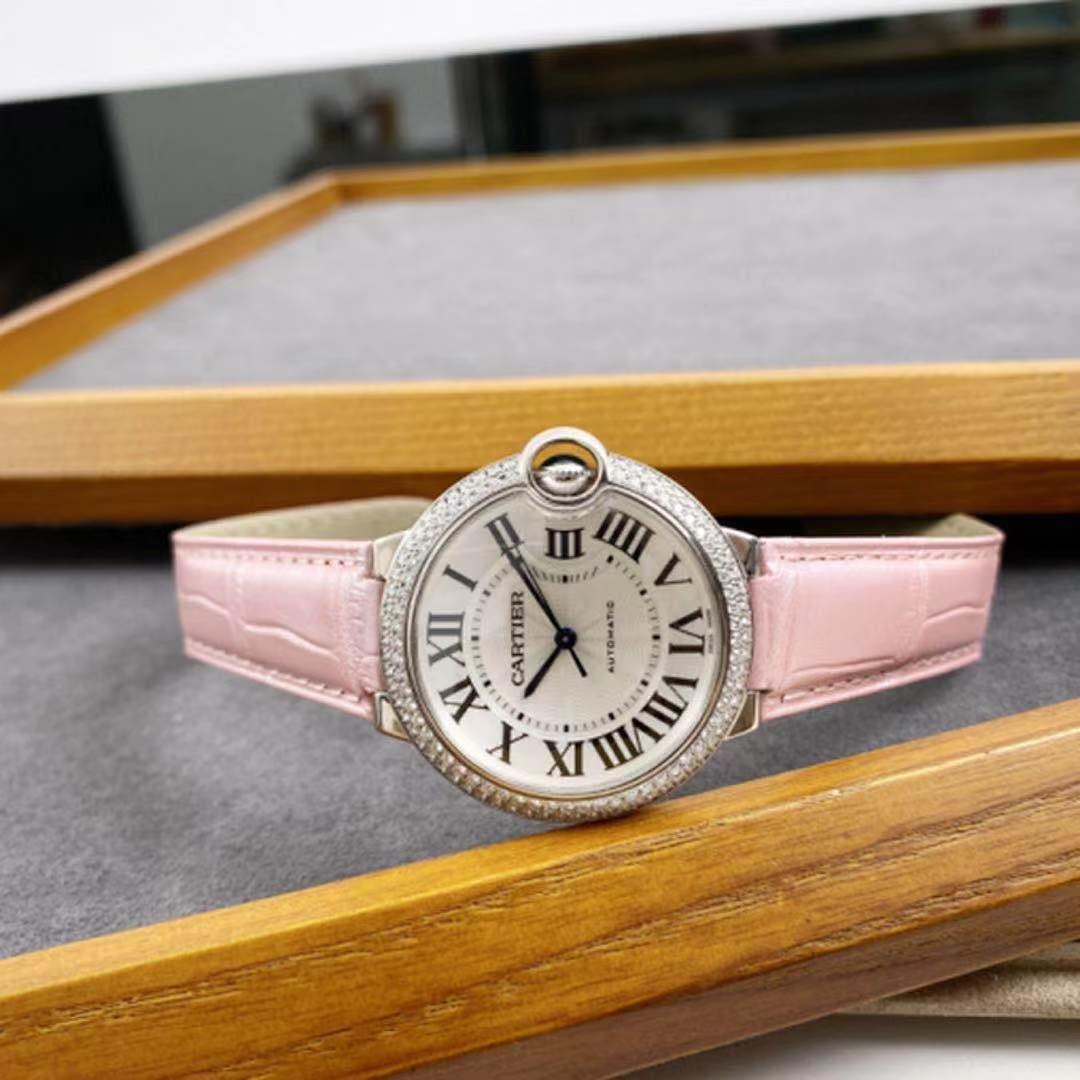 WJBB0011 Cartier Ballon Bleu White Gold Diamond Watch With Pink Alligator Strap 

With A Suggested Retail Price Of $41,000
We got it at a very good price. This wonderful piece is truly a bargain!

Model:	WJBB0011
Manufacturer:	Cartier
Series:	Ballon