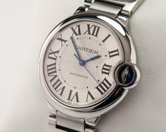 Cartier Ballon Bleu Women's Automatic Watch Stainless Steel 3284