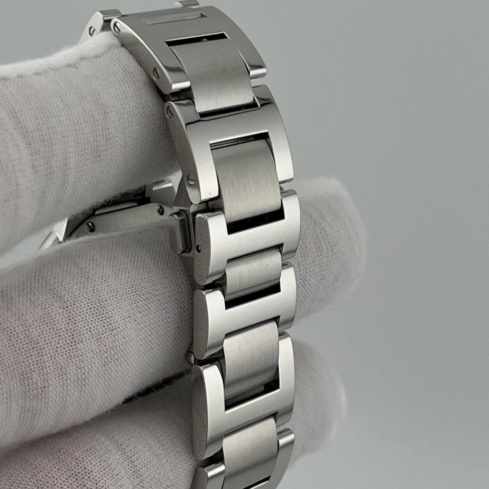 Cartier Ballon Bleu WSBB0040 40 mm Esfera plateada Caja de acero inoxidable Papel 2022 en venta 5