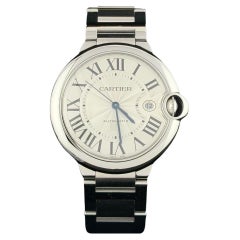 Cartier Ballon Bleu WSBB0049 42mm Silver Roman Dial Stainless Box Papers