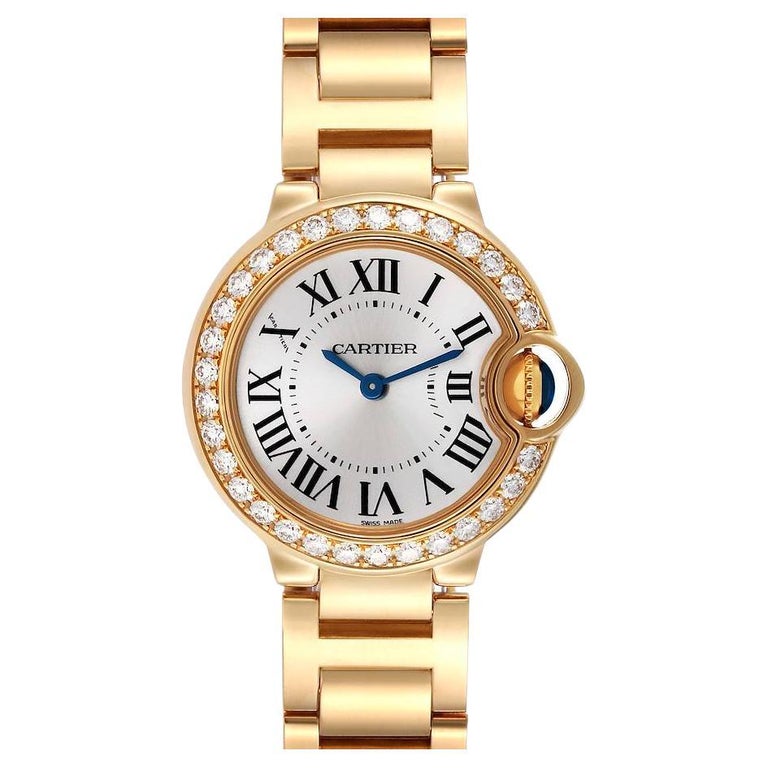 Montre Femme Avec Diamant Véritable - Modèle Années 2000 - Boîtier Rond - Occasion Très Bon état - Montre élégante Avec Pierres