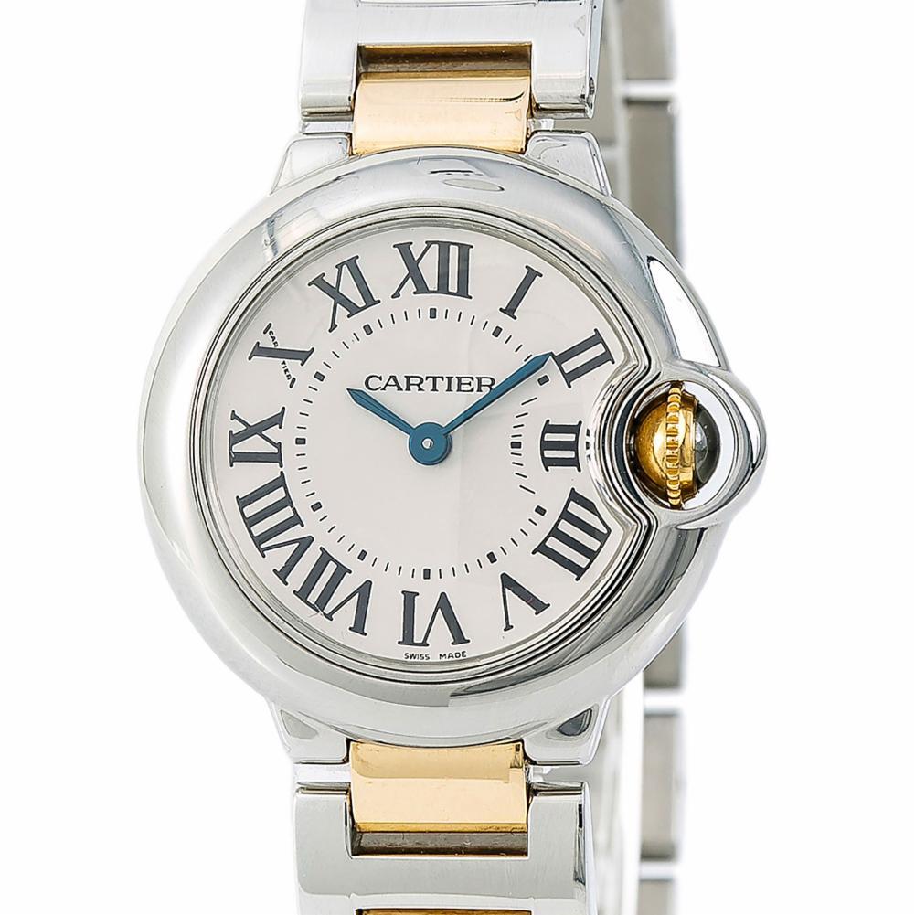 Women's Cartier Ballon Bleu4800, Silver Dial Certified Authentic For Sale