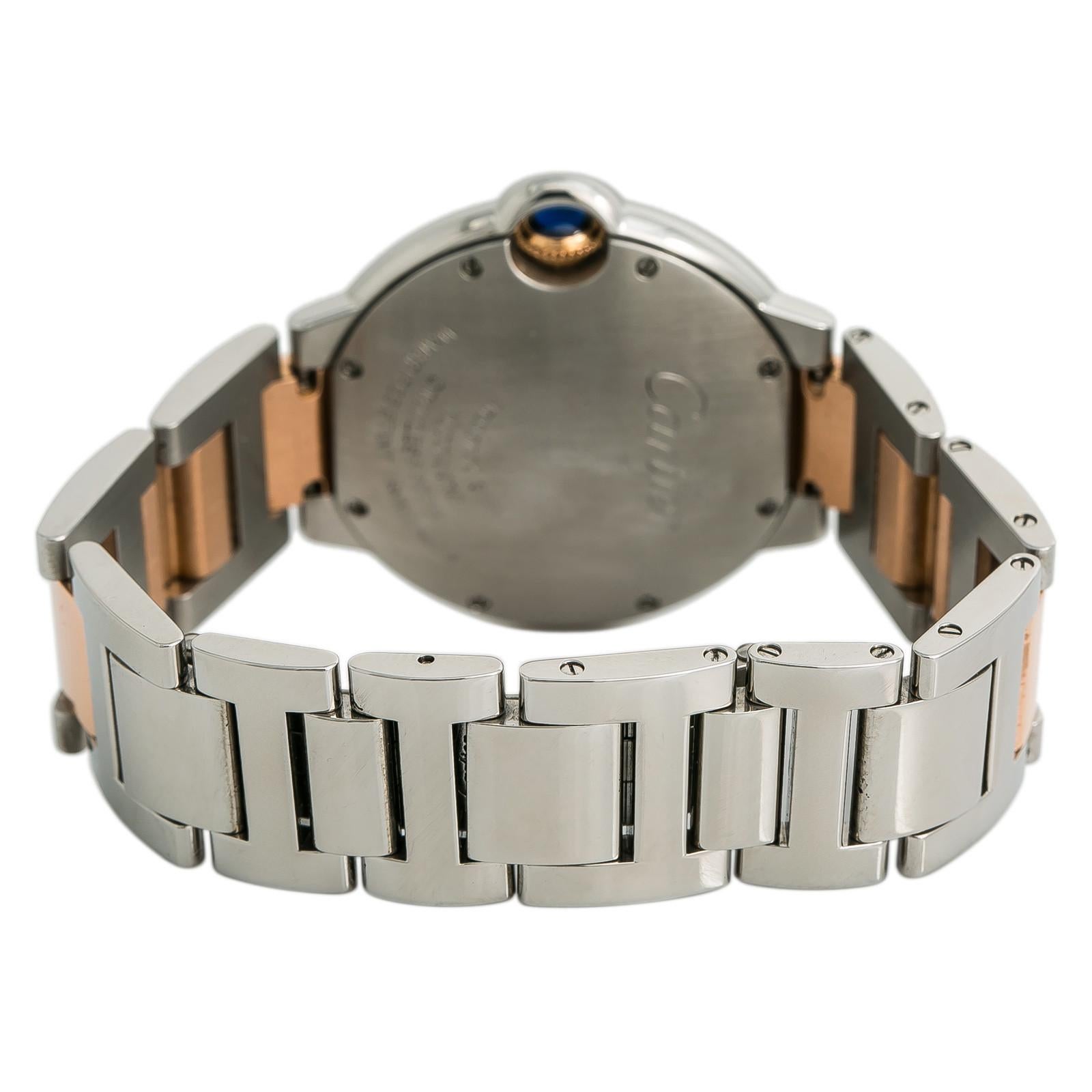 Contemporary Cartier Ballon Bleu8400, Dial Certified Authentic For Sale