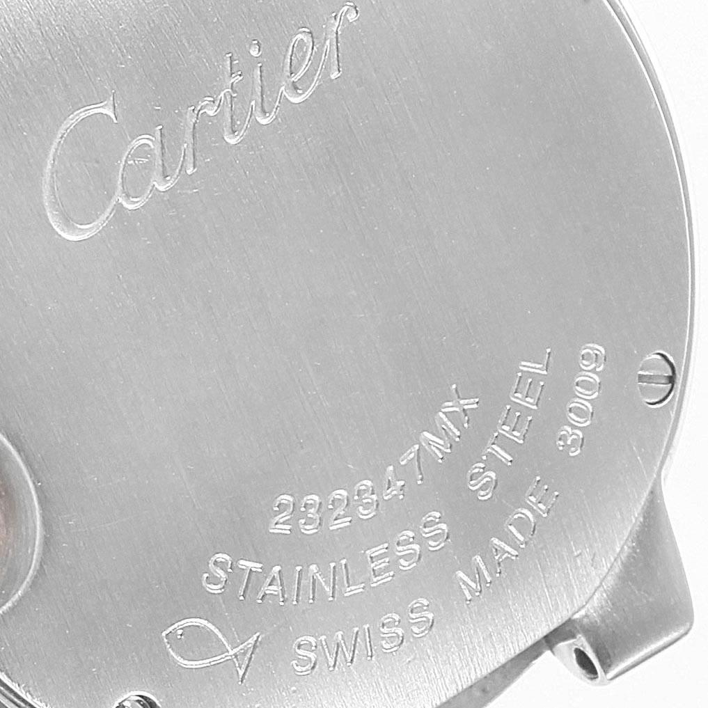 Cartier Ballon Blue Steel Yellow Gold Ladies Watch W69007Z3 3