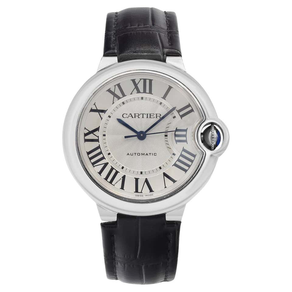 Cartier Santos Carbon Coated Black Dial Automatic Ladies Watch REF 2878 ...