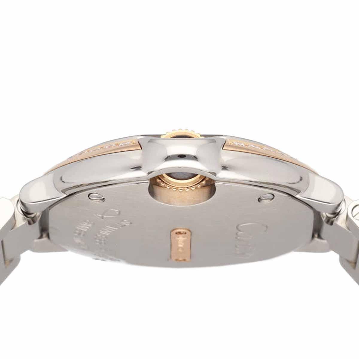 Donna Orologio Cartier Ballon Blue WE902079 28mm Diamond 750 Oro rosa Acciaio inossidabile in vendita