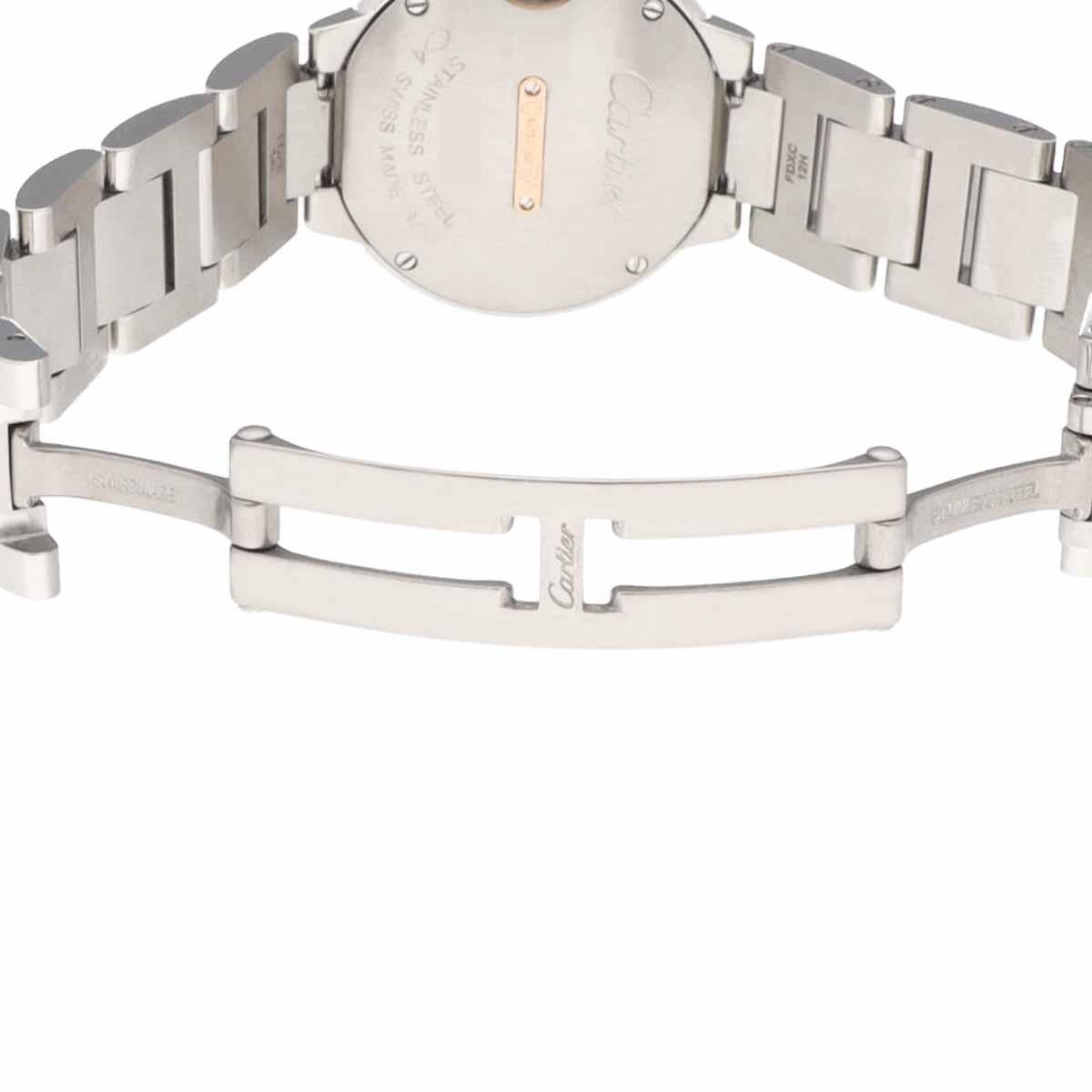 Orologio Cartier Ballon Blue WE902079 28mm Diamond 750 Oro rosa Acciaio inossidabile in vendita 1
