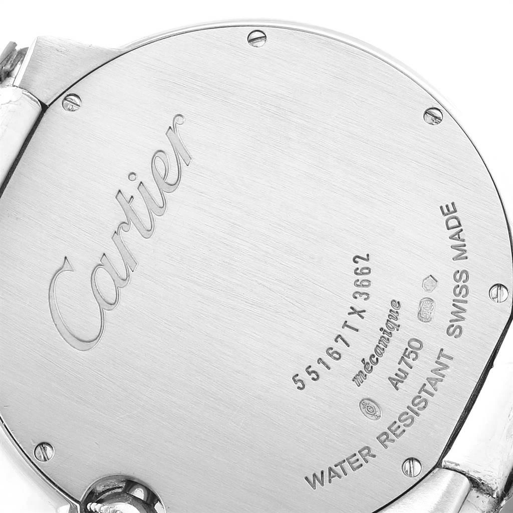 Cartier Ballon Blue White Gold Diamond Ladies Watch WE902056 1