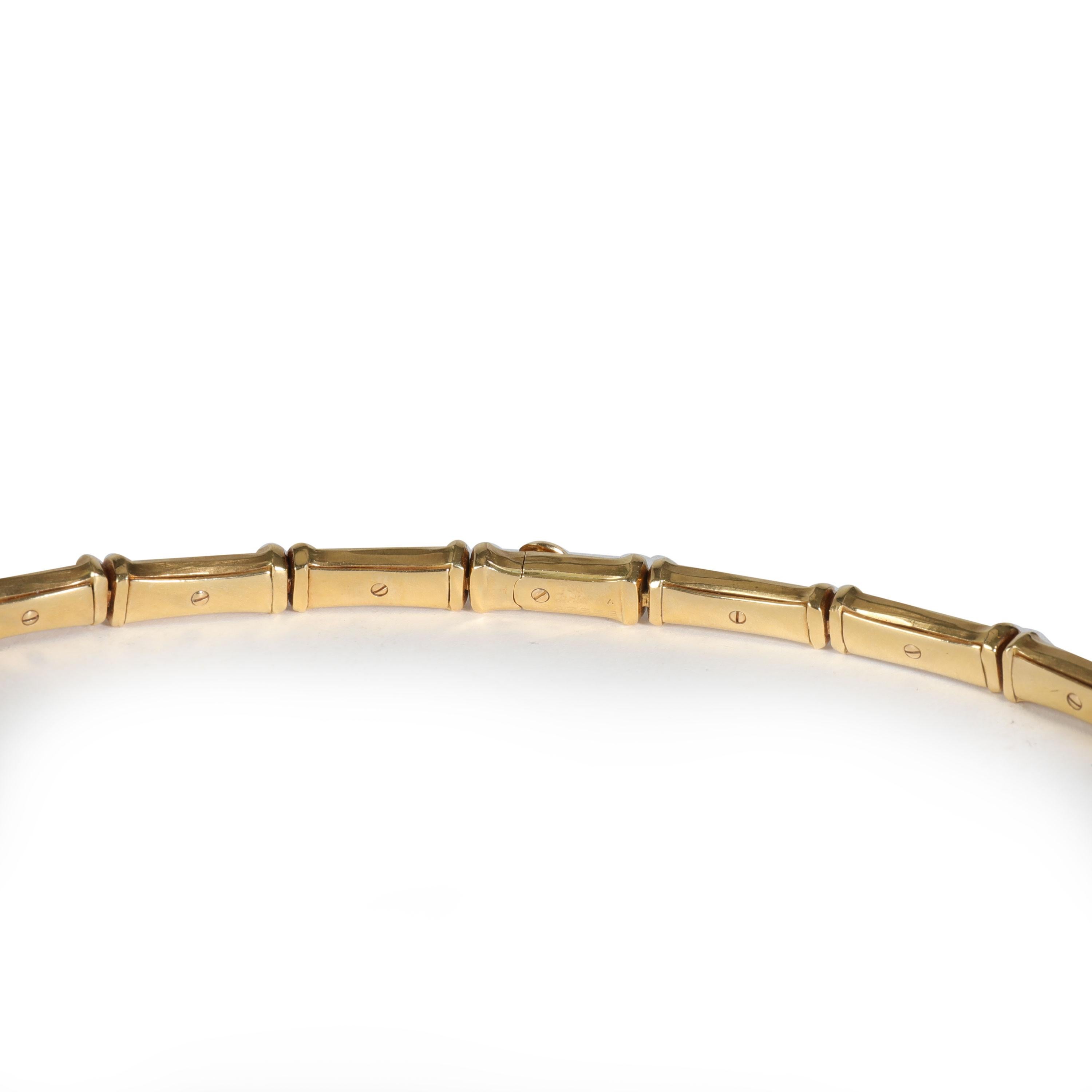 Women's Cartier Bamboo Necklace in 18K Yellow Gold