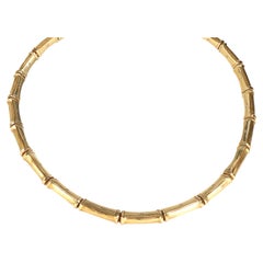 Cartier Bamboo Necklace in 18K Yellow Gold