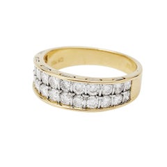 Cartier Band Ring Set with Brilliants