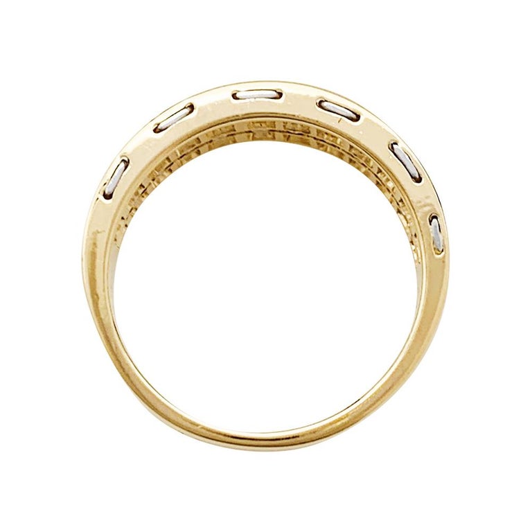 Cartier Band Ring Set with Brilliants For Sale 2