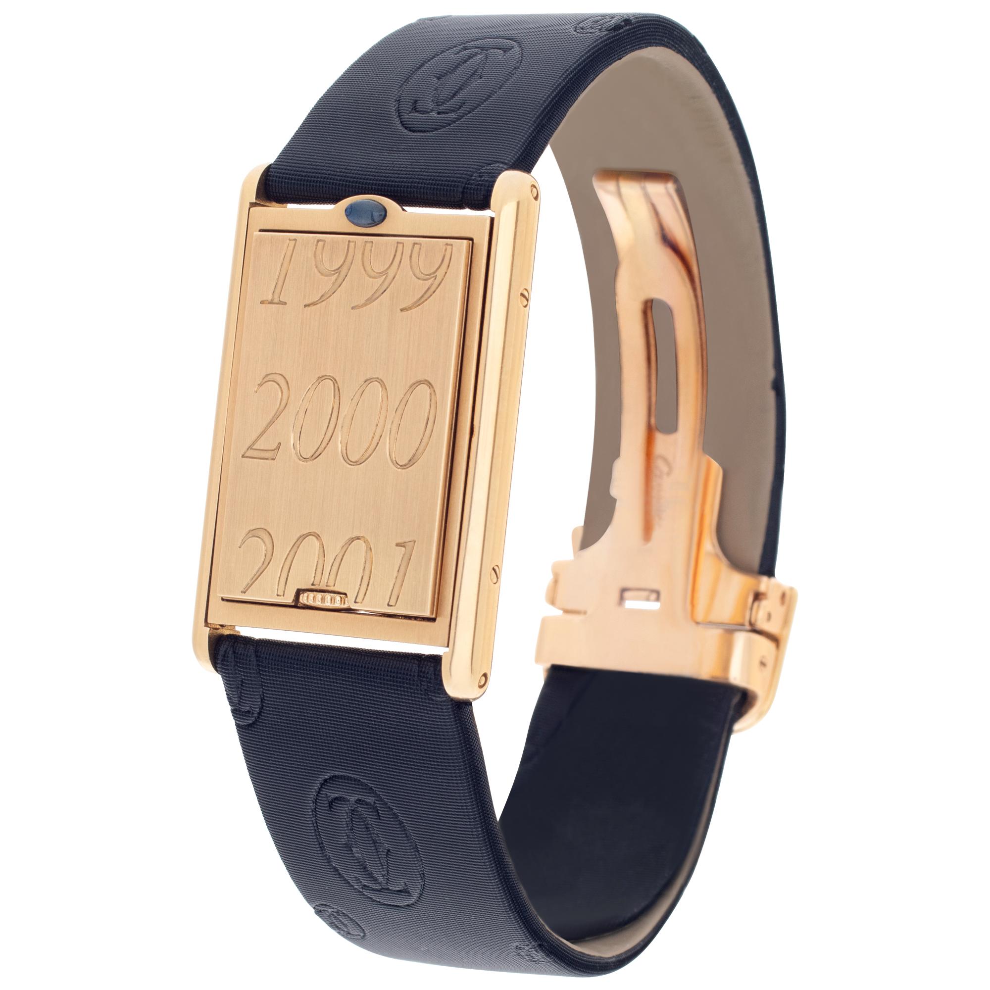  Cartier Basculante « Millenium CPCP Collection Privee Cartier Paris » 2391 Pour hommes 