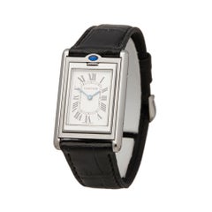 Cartier Basculante Acier inoxydable 2405