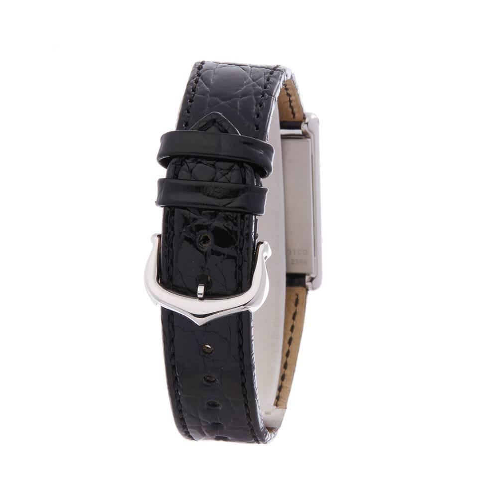 Cartier Basculante Stainless Steel Men's 2386 or W10X1258 In Excellent Condition In Bishop's Stortford, Hertfordshire