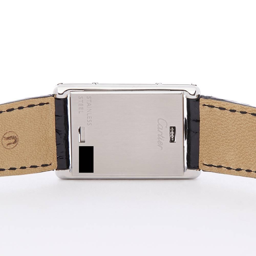 Cartier Basculante Stainless Steel Men's 2386 or W10X1258 1