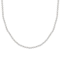Cartier Bead Style 4.62 Carat Diamond Necklace, circa 2000s