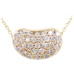 Collier de diamants en forme de haricot de Cartier 