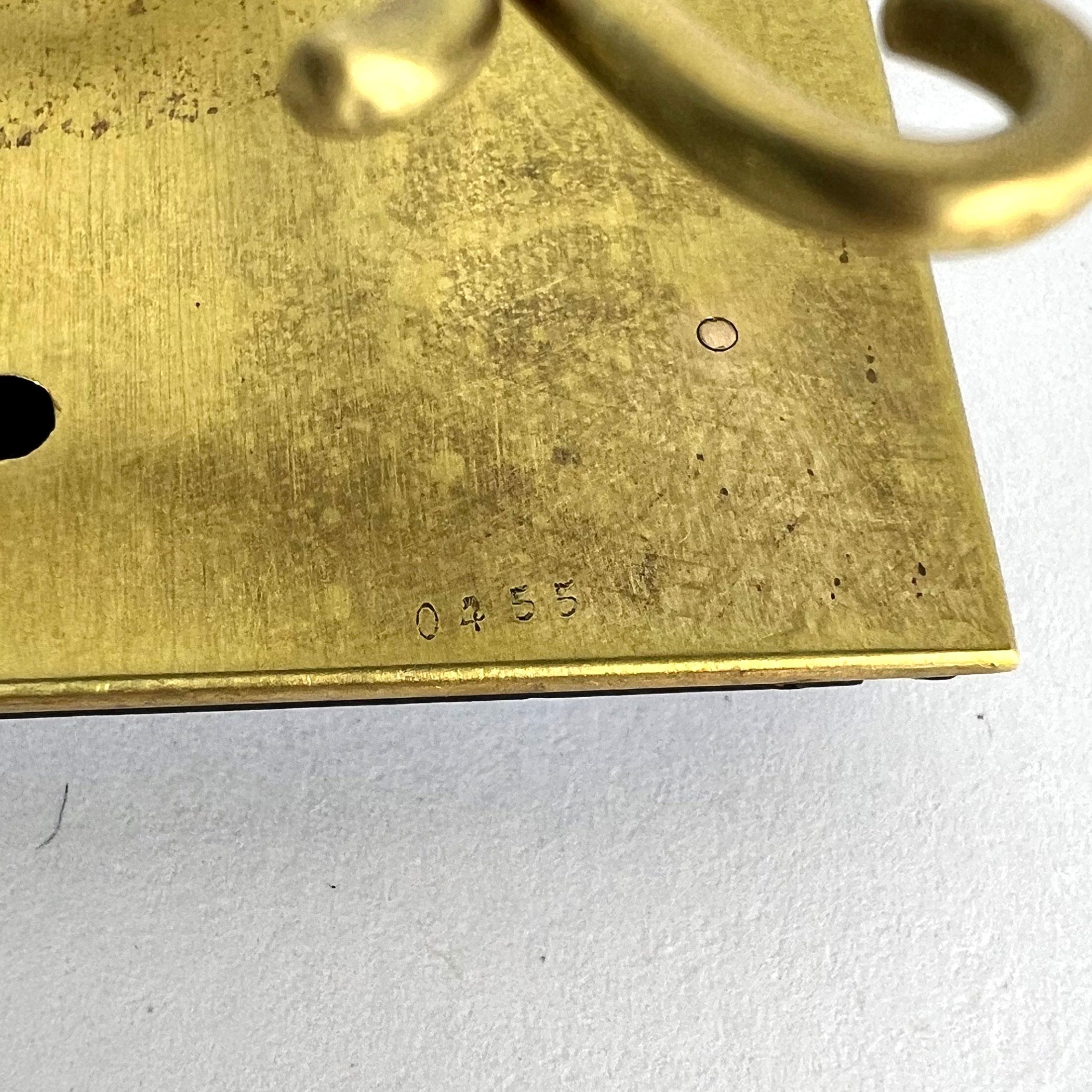 Christophe de Cartier Médaille en or jaune 18 carats Lapis Lazuli Rubis en vente 14