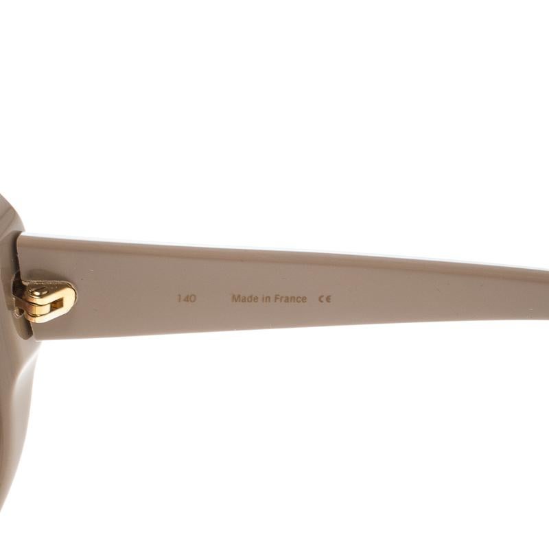 Women's Cartier Beige/Brown Gradient Solaire Oversize Sunglasses