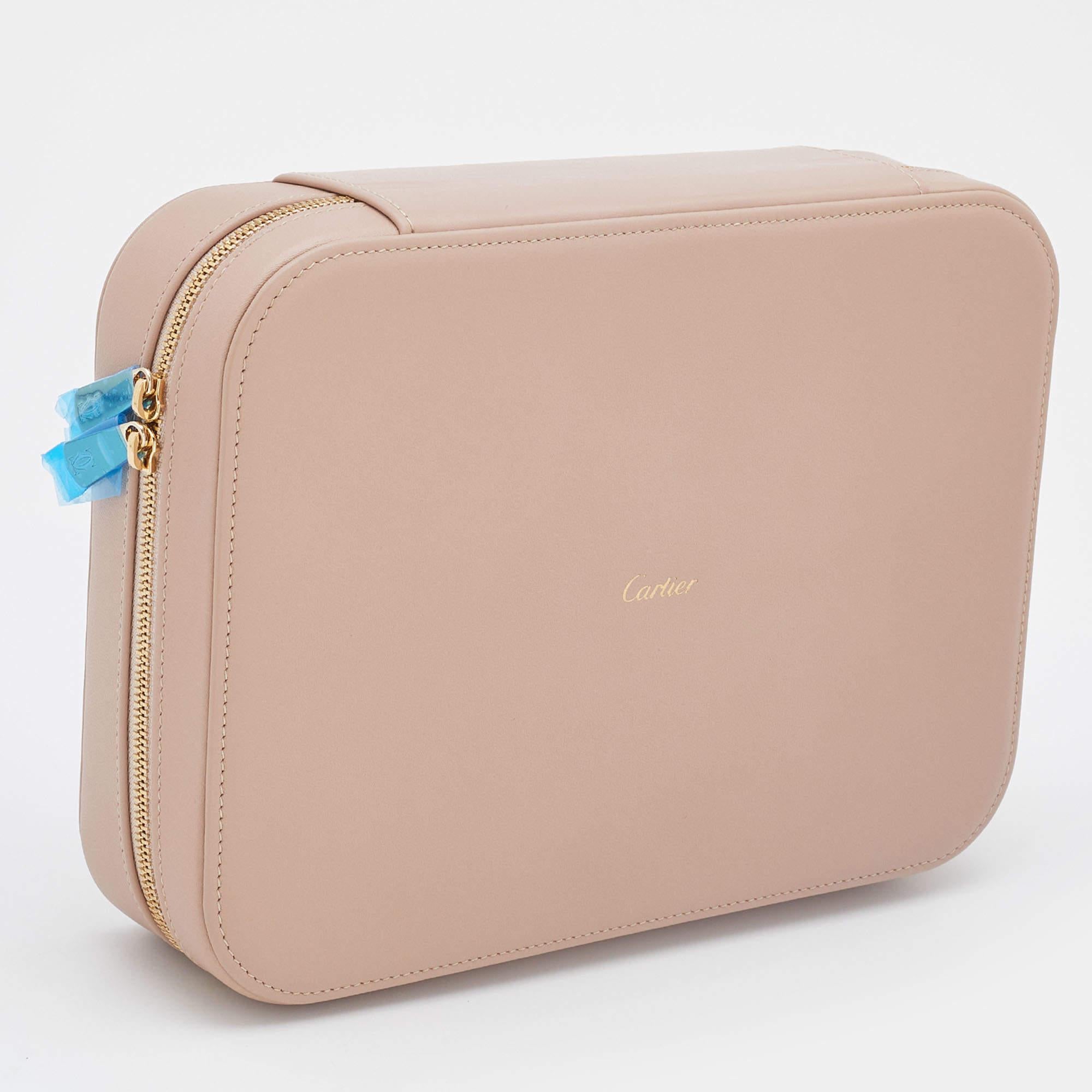 Cartier Beige Diabolo de Cartier Jewelry Travel Box 2
