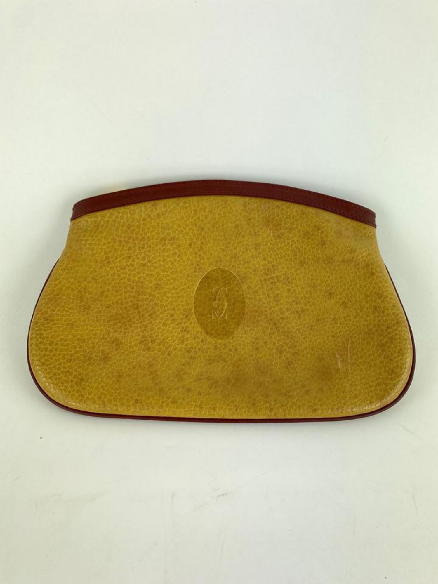 Women's Cartier Beige Leather Clutch Bag 33ct712s