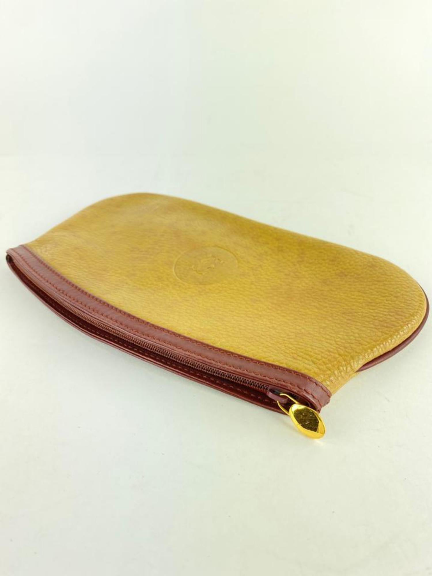 Cartier Beige Leather Clutch Bag 33ct712s 3