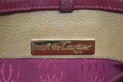 Cartier Beige x Bordeaux Flap Shoulder bag  861784
