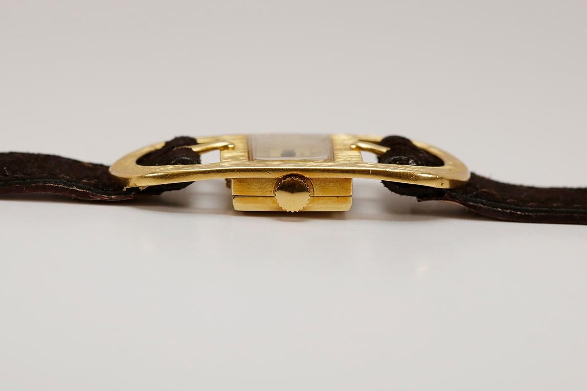 Cartier Belt Buckle Watch 18k Yellow Gold 2