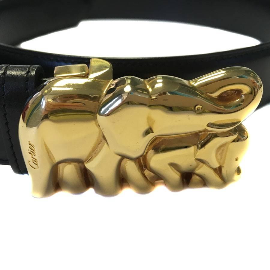 cartier elephant belt