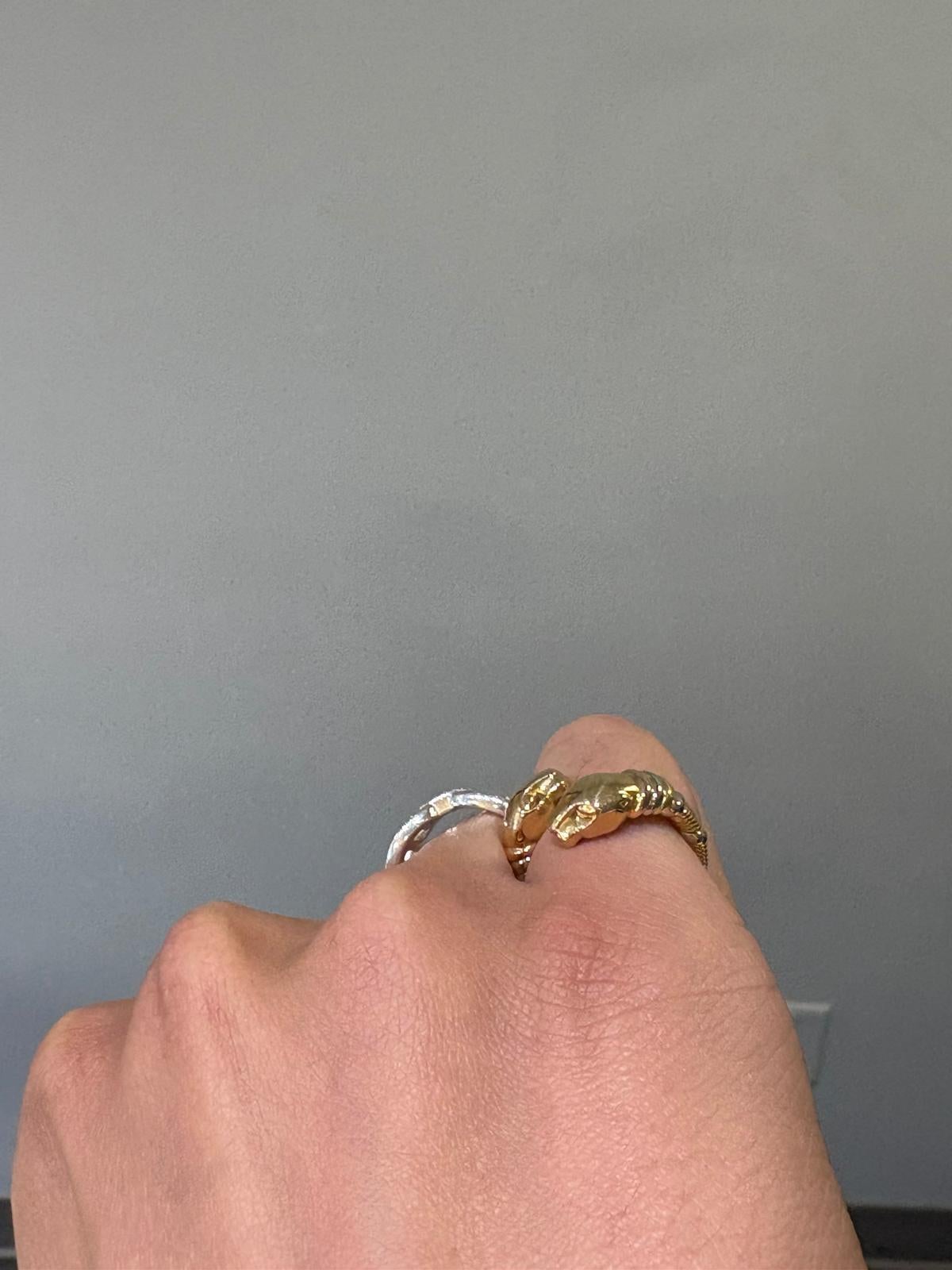 Cartier Bi-Color Panthere de Cartier Ring in vendita 1