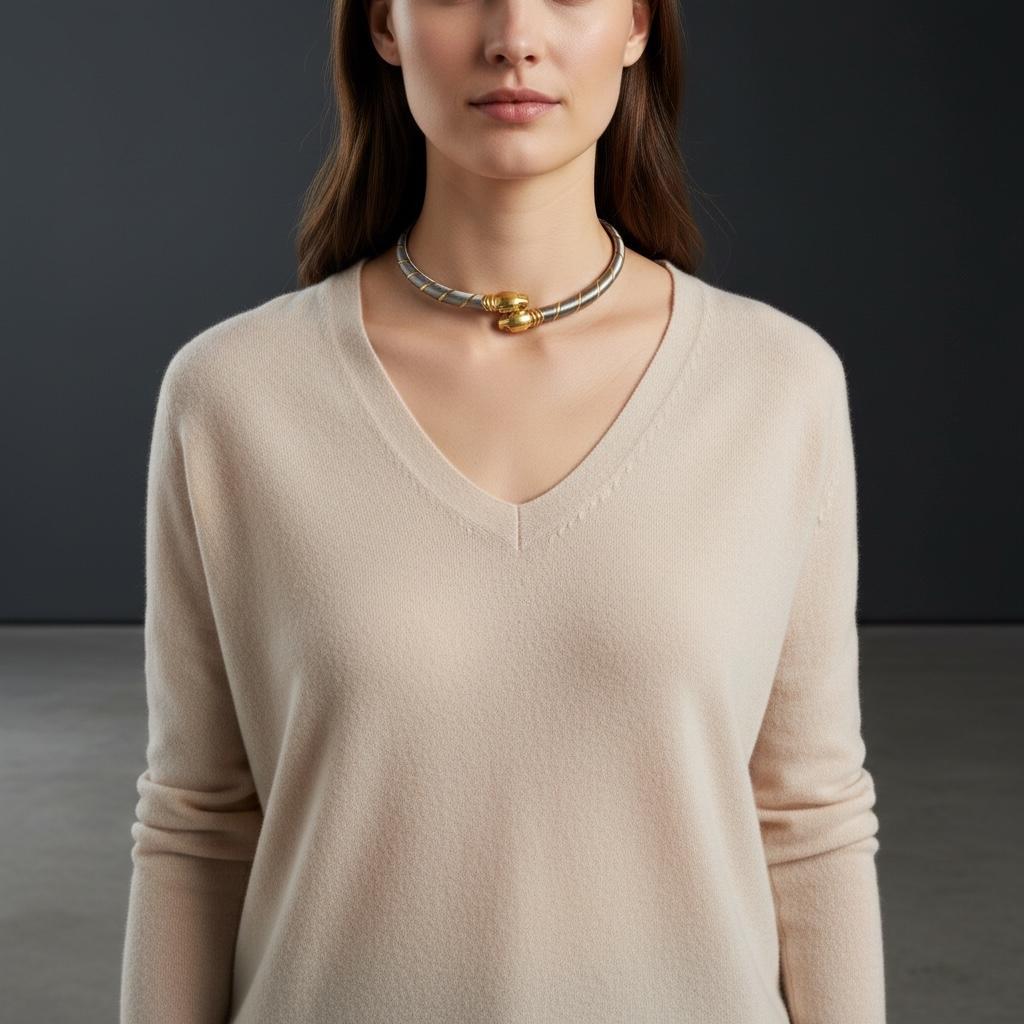 Women's Cartier Bicolor Panthère Collar Necklace, Italy For Sale