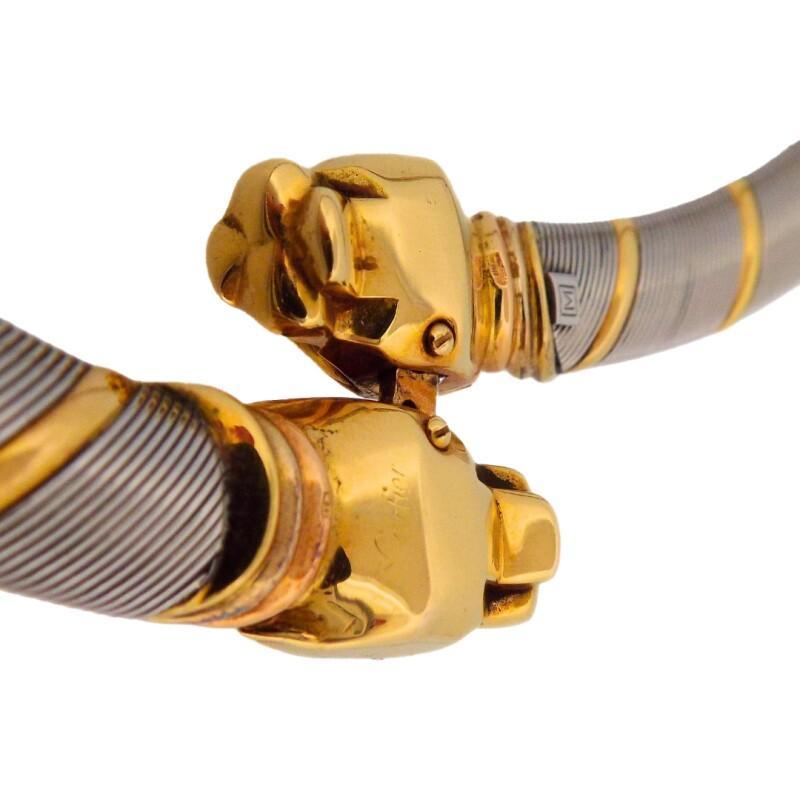 Cartier Bicolor Panthère Collar Necklace, Italy For Sale 1