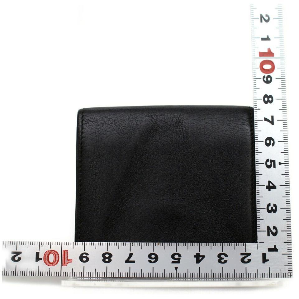 Women's Cartier Black 872110 Leather Compact Wallet