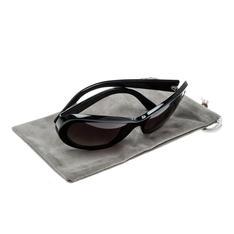 Cartier Black/ Black Gradient Cat Eye Sunglasses 2