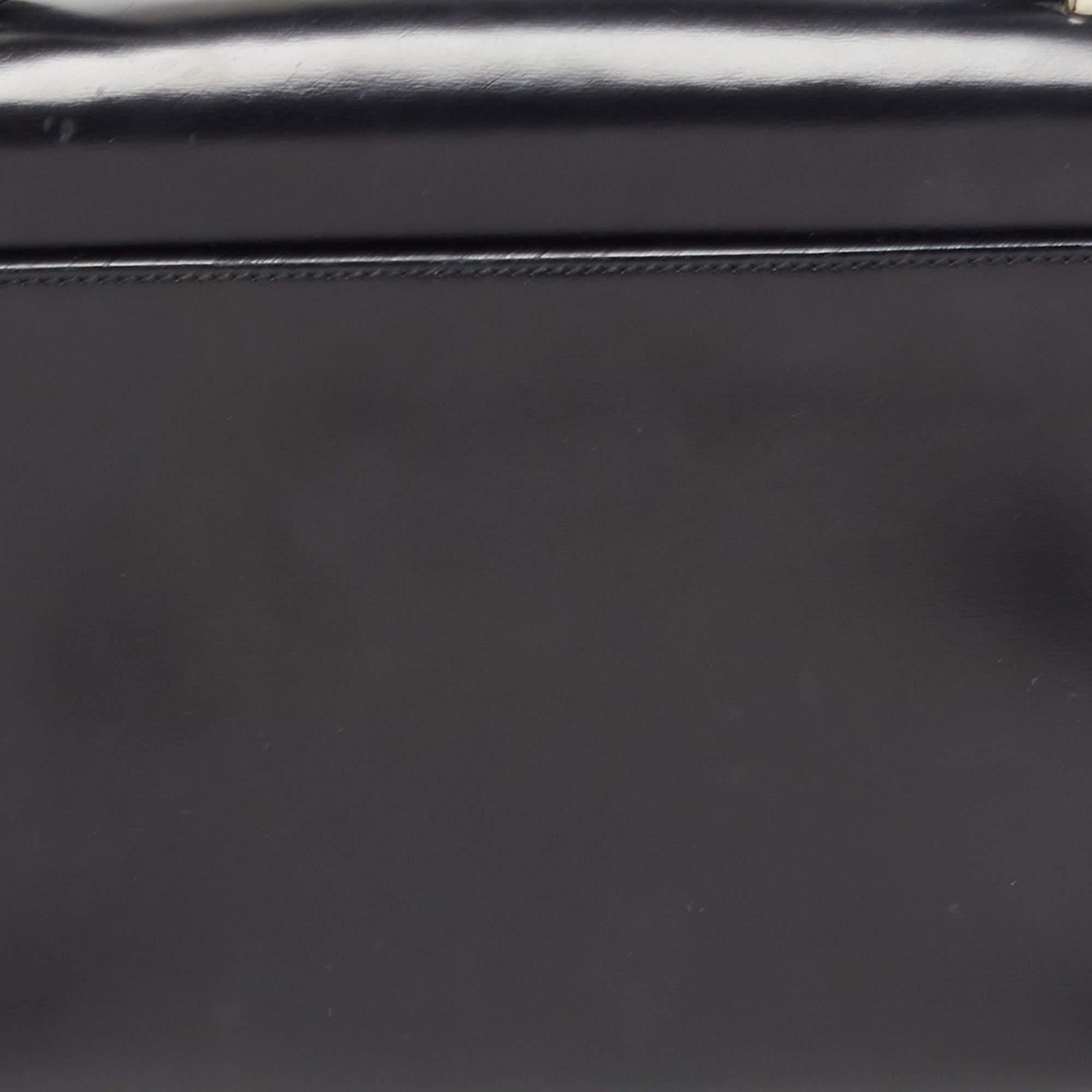 Cartier Black Glossy Leather Panthere Shoulder Bag 2