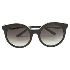 Cartier Schwarzer Farbverlauf CT0118SA 001 Katzenaugen-Sonnenbrille