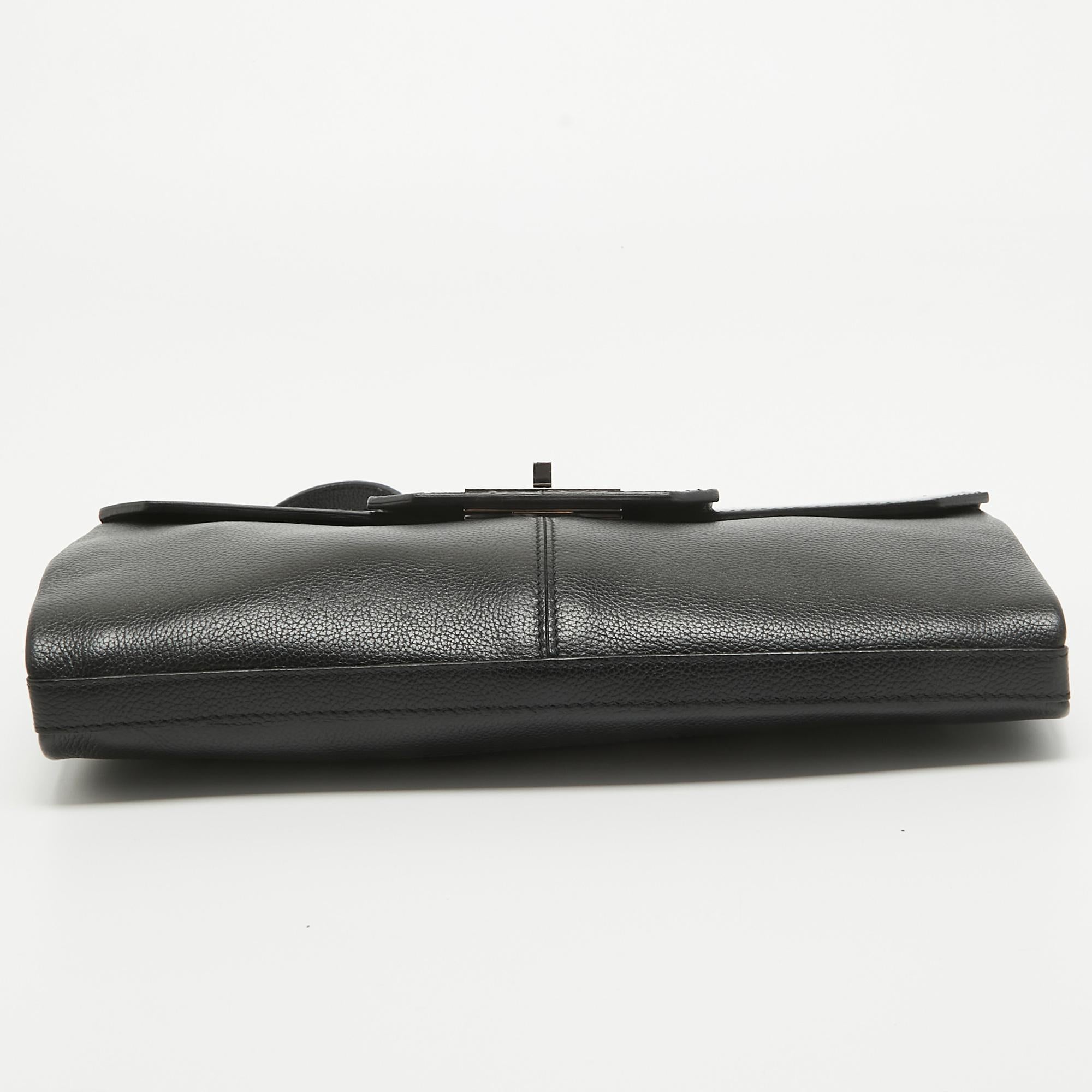 Women's Cartier Black Leather and Snakeskin Classic Feminine Line Shoulder Bag